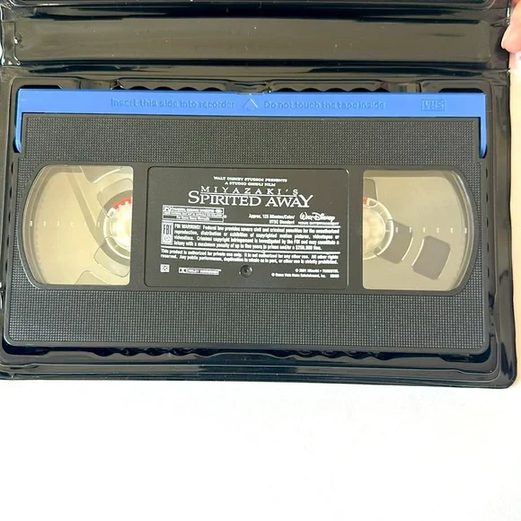 Spirited Away Miyazaki’s Studio Ghibli VHS Tape Disney Presents 2001 Clamshell - Picture 7 of 10